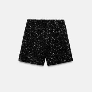 Zara Sequins Short
